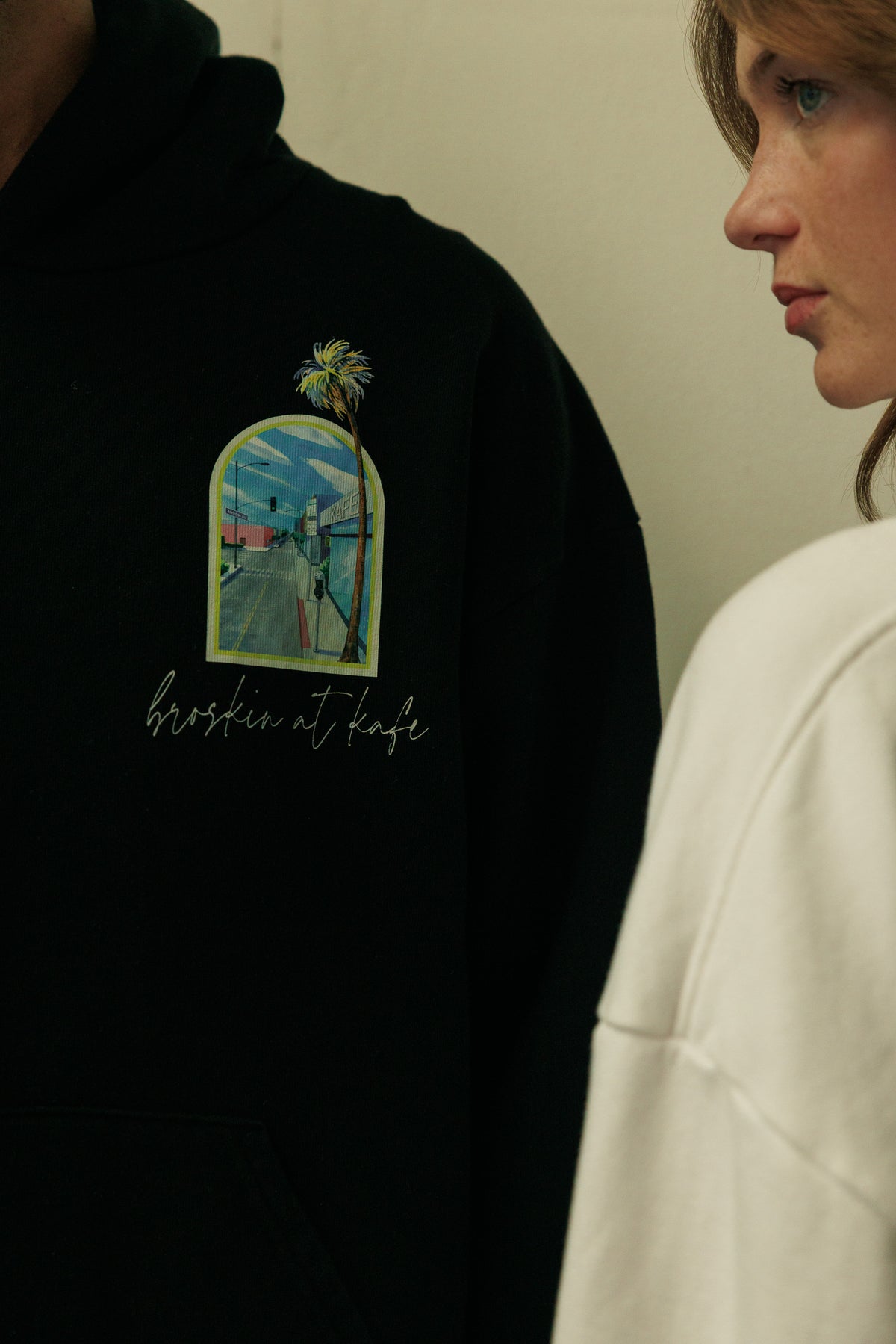 BROSKIN AT KAFE HOODIE
